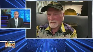 Lead singer of The Beach Boys, Mike Love, previews upcoming concert at Petco Park