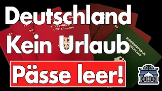 Deutschland gehen die Pässe aus! Planlose Politik, Bundesdruckerei steht blank da erhöht aber Gehalt