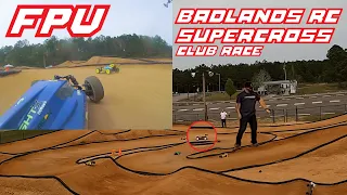 First Person RC Racing POV!!! //Badlands Rc Supercross, Myrtle Beach SC