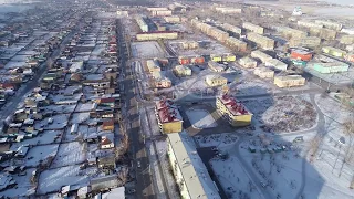 Свирск в феврале 2019 с коптера/дрона