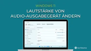 Lautstärke von Audio-Ausgabegerät ändern [Windows 11]