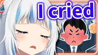 Gura got Yelled-At on the Airplane and Cried 【Gawr Gura / HololiveEN】