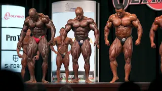 2020 Mr. Olympia 212 Pre-Judging (final callout top 4)
