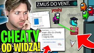 TESTUJE CHEATY OD MOJEGO WIDZA do AMONG US! ... obym znowu nie został zhakowany XD