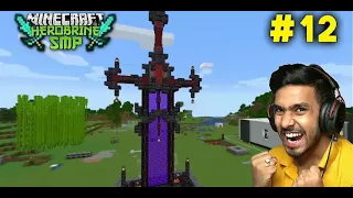 AJJUBHAI BUILD NETHER SWORD PORTAL IN HEROBRINE SMP | MINECRAFT#12