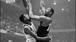 Bill Russell vs Wilt Chamberlain G4 1964 NBA Finals