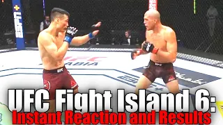 UFC Fight Island 6 (Brian Ortega vs Korean Zombie): Reaction and Results