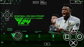 EA SPORTS FC 24 PPSSPP MOD ENGLISH VERSION LATEST UPDATE PES 2024 PSP CAMERA PS5 JR 21