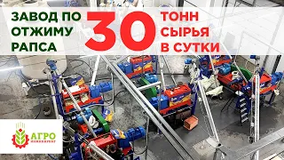 Завод по отжиму рапсового масла в Кемеровской области на 30 тонн сырья в сутки.