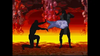 NOOB SAIBOT - ULTIMATE MORTAL KOMBAT 3 - SUPER NINTENDO (TODOS GOLPES, COMBOS E FATALITY'S)