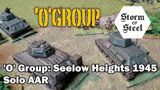 'O' Group Seelow Heights 1945 Solo AAR | Storm of Steel Wargaming