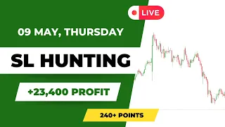 +23,400 Profit | Live Trading | BankNifty Option Trading | SL Hunting | Trader In Action #banknifty