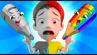 Where Is My Color - Let's Color Police + More Nursery Rhymes and Kids Songs