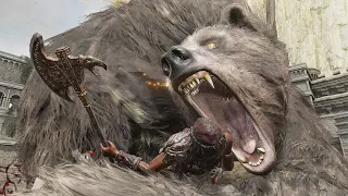 Brown Runebear  Vs NPC - Elden Ring