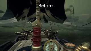 Before and After Dark Adv Sails