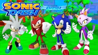 Sonic Dash Новые Герои Сильвер Блейз Наклз и Обновленные Миры! Соник Даш ИГРА