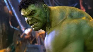 The Avengers (2012) : SHIELD's Helicarrier attacked. Bruce Banner transforms to HULK