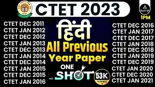 🎯 Hindi Previous Year Questions Marathon | CTET 2022-23| Pooja Mam | Result Guru