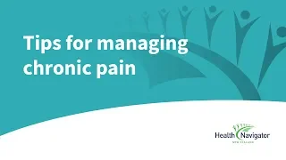 10 tips for managing chronic pain