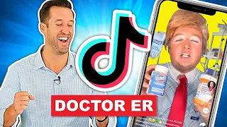 ER Doctor REACTS to Funny Medical TikTok Videos