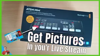 How to add pictures in Blackmagic ATEM Mini