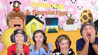 We Hatched Golden Eggs, A Safari Egg, A Jungle Egg...PLUS MORE!! Roblox Adopt Me!!