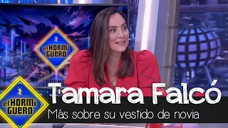 Tamara Falcó revela que 19 personas trabajan en los encajes de su vestido de novia - El Hormiguero