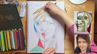 How to Draw a Cubist Portrait
