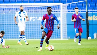 Moussa Ndiaye vs Alcoyano - Barcelona B (10/23/21)