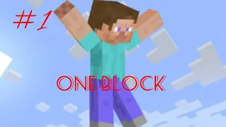 THE NEW MINECRAFT ONE BLOCK SERIES #1 FOR 110 SUBSCRIBERS #TRENDING