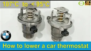 How to lower a car thermostat - BMW M54, M62, M62TU, N62, N63, N52, N47, N63TU