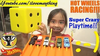 Toy Car Racing! Hot Wheels Diecast Racing Pick Up Truck Edition. Fun Family Toy Playtime!