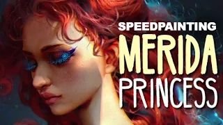 Painting tutorial : Merida Princess ( Brave)