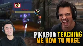 Pikaboo Explains to Xaryu How to Mage