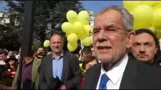 Wahlkundgebung - Van der Bellen - Votivpark Wien am 20. 5. 2016