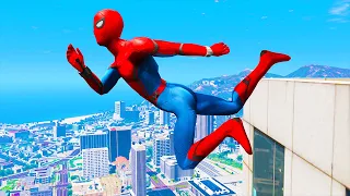 GTA 5 Jumping off Highest Buildings #20 - GTA 5 Funny Moments, Gameplay Fails