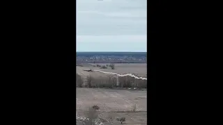 Russian Ka-52 was shot down by a Ukrainian missile