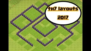 Town Hall 7 Best Layouts - 2017 -clash of clans - hybrid base