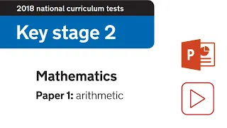 2018 Arithmetic SATs Paper 1 - KS2 Maths