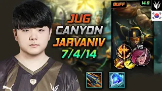 Jarvan IV Jungle Build Canyon Sundered Sky Conqueror - LOL KR Challenger Patch 14.8