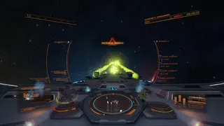 Anaconda and 4x 3class Guardian Plasma chargers vs Thargoid Cyclop (solo).