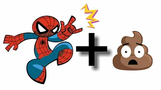 Что если? Человек паук + Какашка = Spider man - poop ?