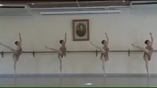 Vaganova Ballet Academy: Classical Exam 2015. 8th grade. Barre.