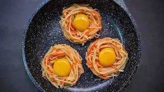 Just Add Eggs With Potatoes & Carrot Its So Delicious/ Simple Breakfast Recipe/ Cheap & Tasty Snacks