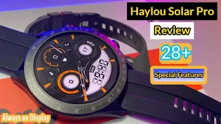 Haylou Solar Pro Smartwatch Unboxing & Deep Review | 28+ Special Features