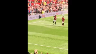 Paul Pogba goal against Crystal Palace 21/05/17