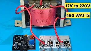 how to make simple inverter 4500W , sine wave , 8 mosfet , IRFz 44n ,pcbway@PCBWay