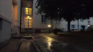 Will These RAIN SOUNDS At My Courtyard Help You FALL ASLEEP?