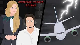 True Scary Airplane Horror Stories Animated ! | Halloween Special