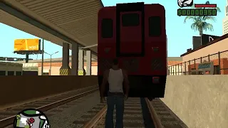 gta san andreas red brown streak train mod